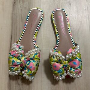 Betsey Johnson Bow Sandals